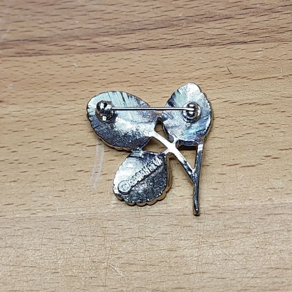 Sarah Co. Silver Leaf Brooch